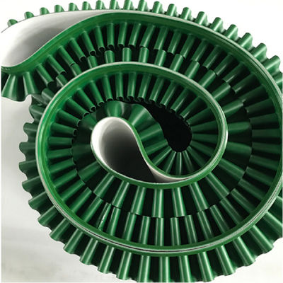 شراء 2-10 طبقات حزام ناقل مائل أخضر عرض النطاق الترددي 100 مم -2400 مم online manufacture