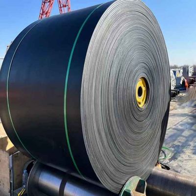 حزام ناقل الحبل الصلب ST630 المقاوم للدموع مع عرض 800 مم لنقل المواد الثقيلة